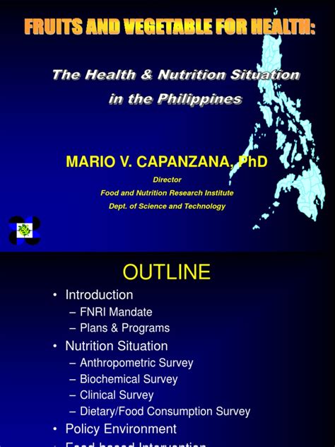 What is the latest in the nutrition situation of the Philippines .